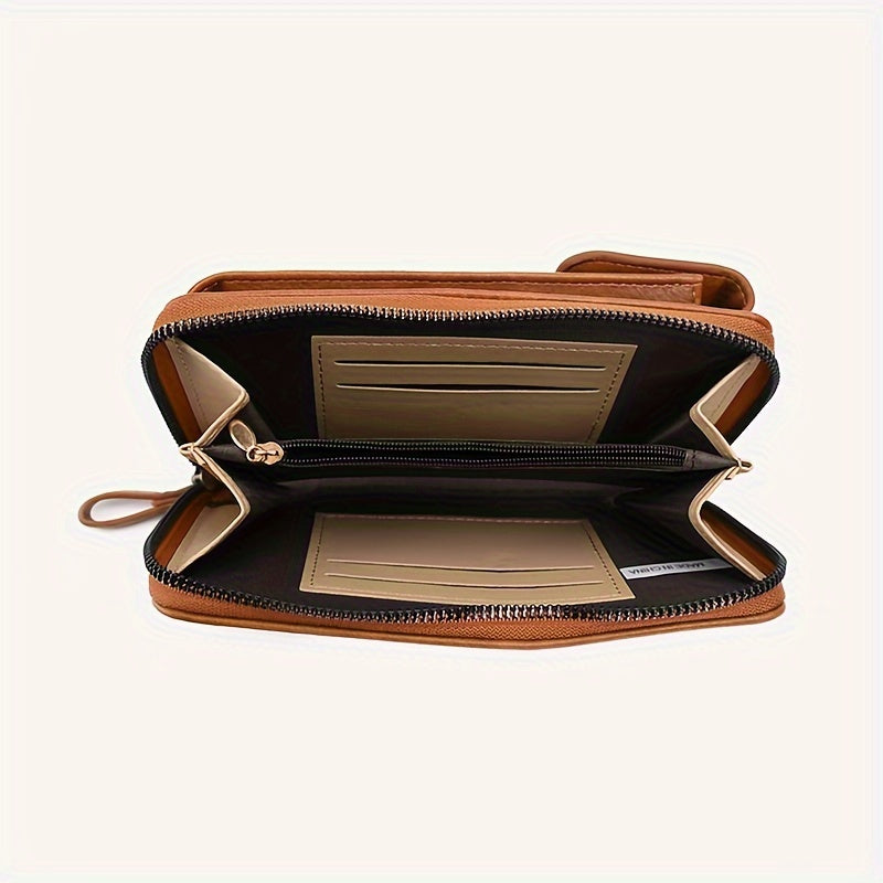 Nicole's Chic Compact | PU Leather Handbag