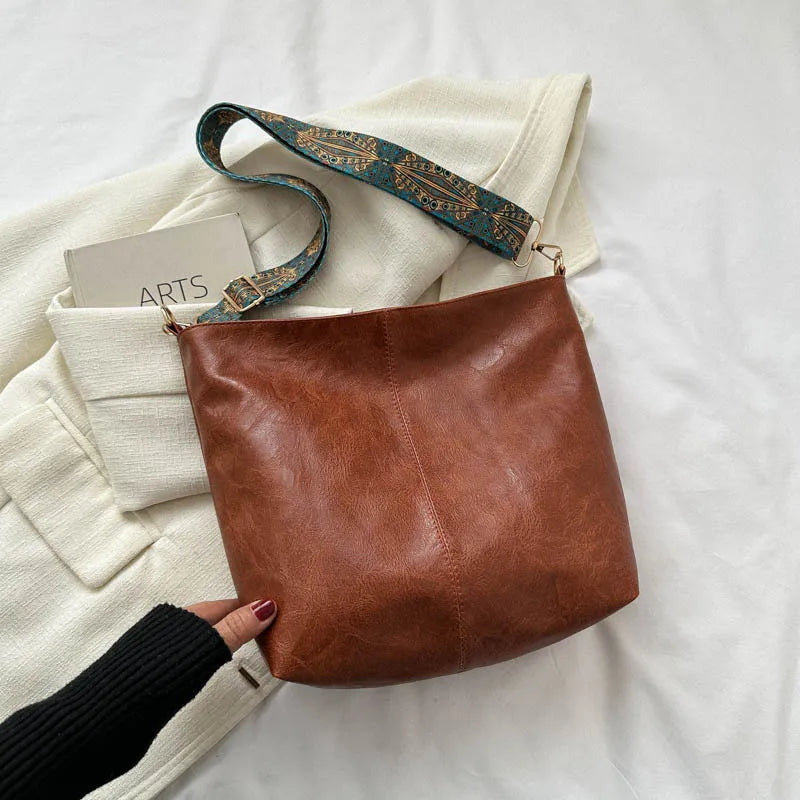 Breloque vintage de Chelsey | Sac à bandoulière en cuir