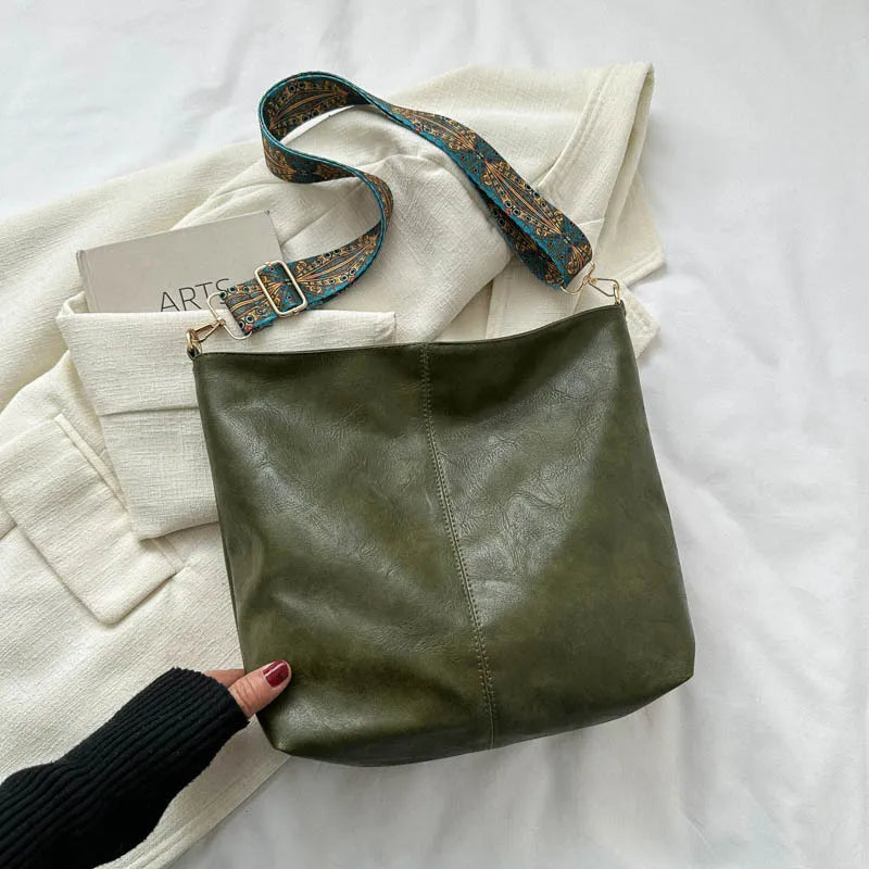 Breloque vintage de Chelsey | Sac à bandoulière en cuir