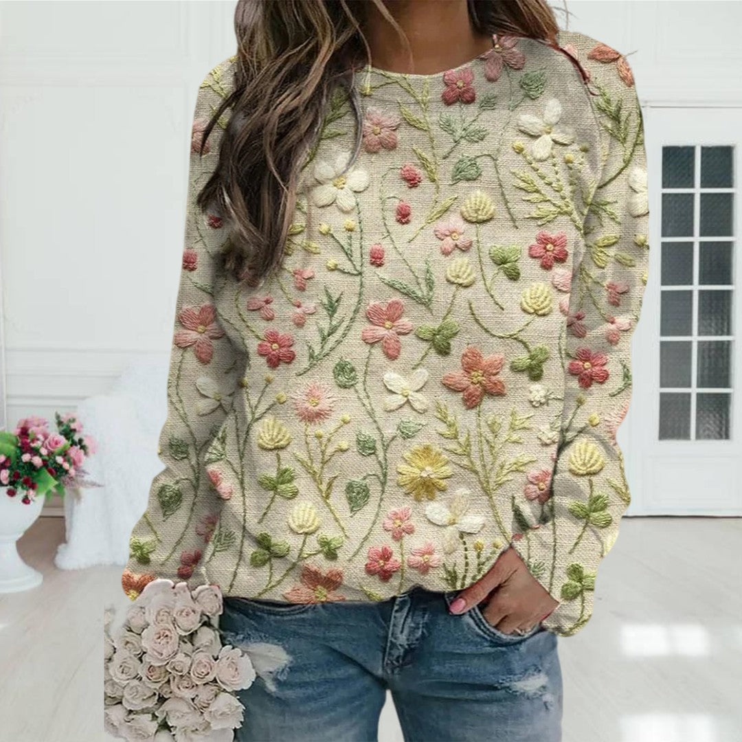 STELLA™ | PULL À MOTIF FLORAL POUR FEMMES