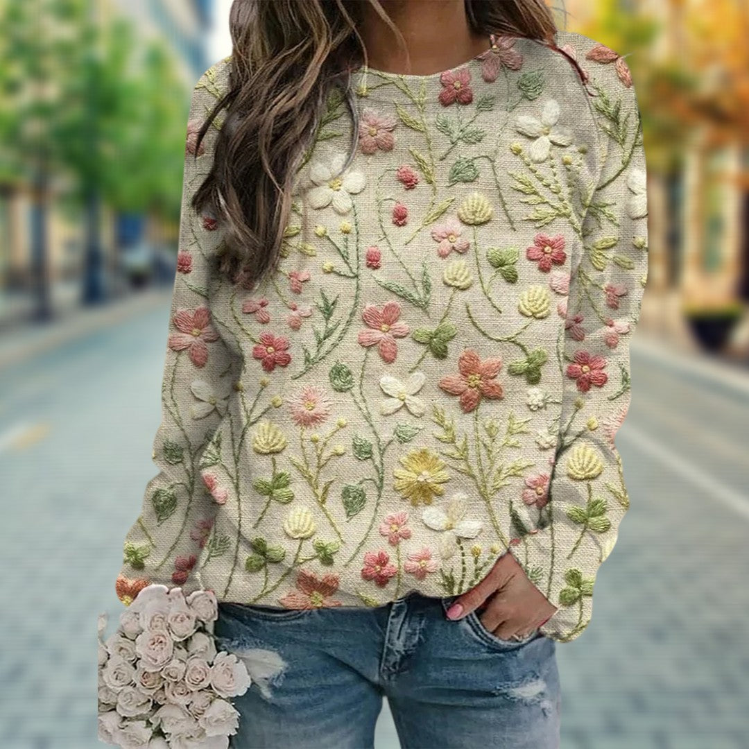 STELLA™ | PULL À MOTIF FLORAL POUR FEMMES